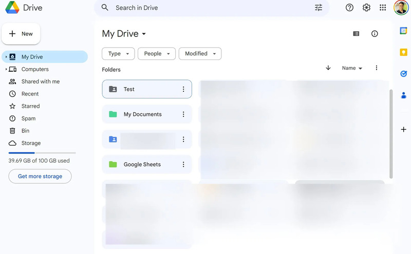 Giao diện của Google Drive thân thiện hơn