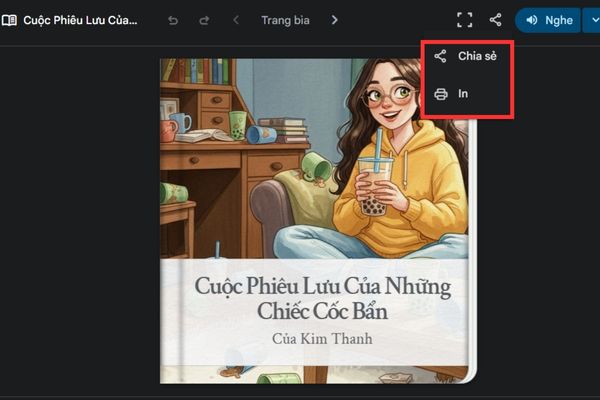 Nhấn nút chia sẻ để gửi cho bạn bè